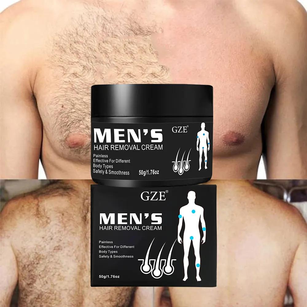GZE glatte Haarentfernungscreme für Männer intimbereich Beine Unterarm Achsel unter Bauch, Männer ganzkörper-Haarentfernungscreme