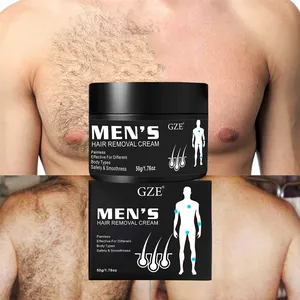 GZE Smoothing Hair Removal Cream For Men Private Part Legs Underarm Armpit Chest Men's Whole Body Hair Remove Cream