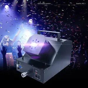 Grote Regenboog Effect Stage Effecten Co2 Papier Blaster Machine Enkele Kop Snowstrom Dmx Co2 Confetti Machine