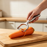 Hoge kwaliteit handmatige roestvrijstalen multifunctionele groenteschiller voor thuiskeuken
