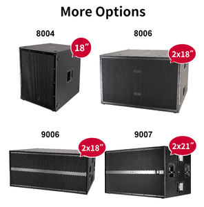 SUB 9006 Active 2x18 pouces Line Array Haut-parleurs Néodyme Professionnels Caisson de basses puissant Double 18 pouces - Product Image 6