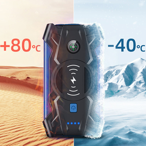 Démarreur de voiture et camion multifonction avec chargeur sans fil 20000mAh, booster de batterie d'urgence <span class=keywords><strong>12V</strong></span>, USB-C, courant de crête 800A, anti-étincelles - Product Image 4