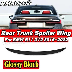 BMW G11 Car Rear Trunk Spoiler Car Accessories Car Rear Spoiler <b>Wing</b> for BMW 7 Series G11 G12 730i 740i 750i 2016-2022 Body Kit - Product Image 1