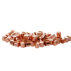 Copper Pellets 99.99% D3x3mm D6x6mm Metal Copper Cu Granules Grains For Evaporation Materials