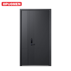 Porta Interna in Lega di Alluminio Personalizzata dal Design Classico a Prezzo di Fabbrica, <span class=keywords><strong>Porte</strong></span> d'Ingresso in Lega di Alluminio per Case - Product Image 5