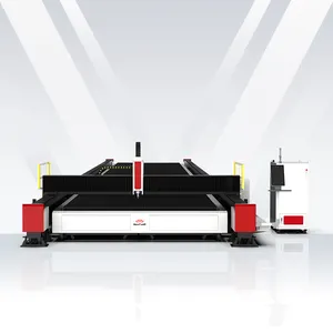 Máquina de corte a laser Lazer de fibra fechada dupla Cnc cortador de metal 500w 30kw preço