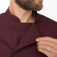 Vêtements de Chef de Restaurant professionnel pour hommes, uniformes de travail de cuisine à manches longues, manteaux de restauration
