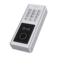 Sistema de Control de Acceso Inteligente con Teclado, Tuya Wifi, Exterior, Impermeable, Control de Acceso Biométrico por Huella Dactilar, Teclado Físico