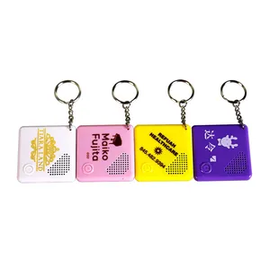 Cheap Talking Keyring Music Note Key Chain For Hotel Keychain Voice Record Keychains Factory Wholesale