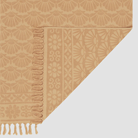 100% Cotton Jacquard Modern Eco-Friendly Beach Towel-Ultra Soft & High Absorbency-Large Size Beach/Pool Use