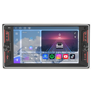 จัดส่งฟรีใน EU เครื่องเสียงติดรถยนต์ Android 16 ขนาด 7 นิ้ว 8GB สำหรับ Toyota RAV4 Corolla Prado ปี 2000-2010 รองรับ Wireless CarPlay Android Auto GPS DSP - Product Image 1