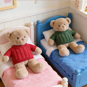 <span class=keywords><strong>Orsacchiotto</strong></span> di Peluche Personalizzato con Logo Ricamato, Morbido <span class=keywords><strong>Orsacchiotto</strong></span> con Maglietta, Giocattolo in Peluche con Logo Personalizzato - Product Image 4