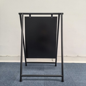 Expositor de acero de doble cara para publicidad, cartelera de pie para suelo, letrero sencillo colgante para <span class=keywords><strong>pavimento</strong></span>, venta al por mayor - Product Image 4