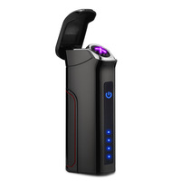 Briquet USB à double arc électronique à batterie énorme rechargeable de haute qualité