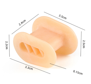 Séparateur d'orteils en gel de silicone ABS, correcteur d'<span class=keywords><strong>hallux</strong></span> <span class=keywords><strong>valgus</strong></span>, alignement orthopédique, soulagement de la douleur, souple et réglable - Product Image 6