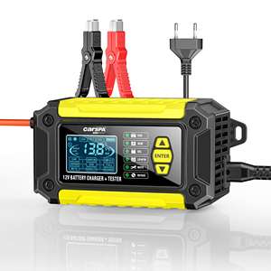 Carspa 12V 6A xe gắn máy pin sạc với kiểm tra và xung chức năng sửa chữa - Product Image 3