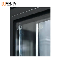 Diseño gráfico de aluminio Ventanas de aluminio horizontales Ventana corredera de balcón impermeable