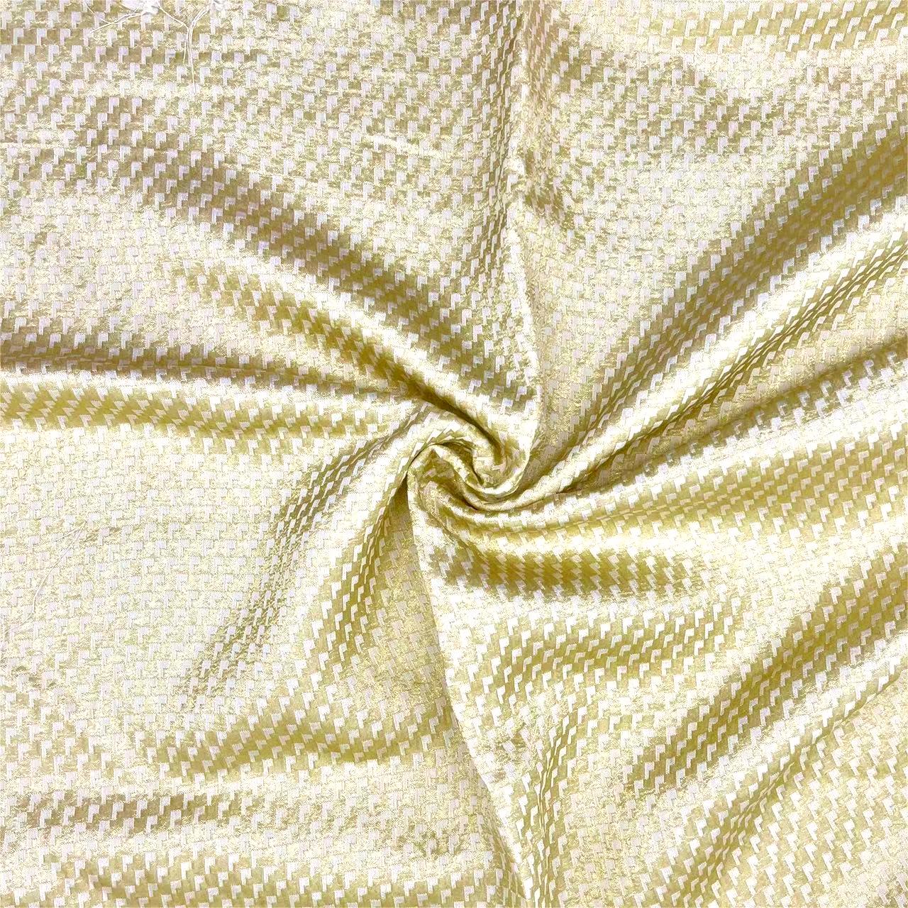 New Arrival 20D*21S+40D Gold Shinny Nylon Rayon Jacquard Fabric for Men Women's Gown Pants