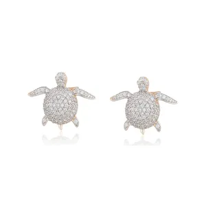 Модные милые серьги в виде черепахи долговечности A00893052 Xuping с бесплатной доставкой