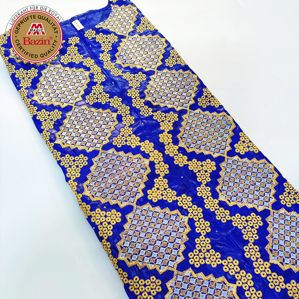 African Bazin Riche Boubou Dashiki Dress Mix Size Royal Blue Nigerian  Traditional Wedding Bride Basin Dress Clothing| Alibaba.com