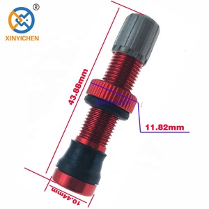 <span class=keywords><strong>Valve</strong></span> <span class=keywords><strong>Schrader</strong></span> de vélo de route en métal <span class=keywords><strong>vtt</strong></span>, pneu sans chambre et tige en alliage de laiton, livraison gratuite - Product Image 2