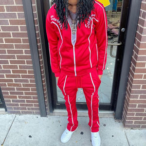 420 Gsm Boxy Fit Raw Hem Hoodie Solid Color Men Sweatsuit Sets Wholesale Jogging Suits Mens Sweatsuit Sets <strong>Tracksuits</strong> for Men - Product Image 6