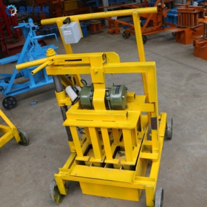 Mesin pembuat blok QT40-3C mesin pembuat bata semen beton tipe Mini Manual - Product Image 4