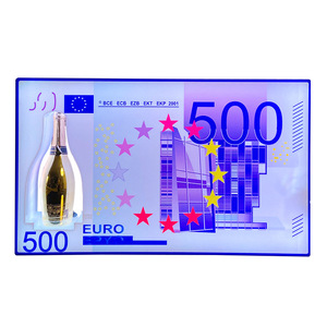 <b>Led</b> <b>Lighted</b> Euro Note Wine Stand Rectangle Shape Party Prop Champagne Rack <b>Bar</b> KTV Decor Charging Equipment - Product Image 5
