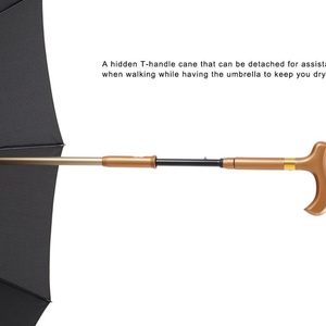 2 in 1 Walking Stick <b>Umbrella</b> 23inch 8k Color Bamboo Cane <b>Umbrella</b> - Product Image 5