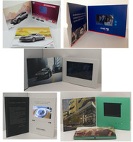 Carte vidéo personnalisée haute résolution 2.4 "4.3" 5 "7" 10.1 "Brochure vidéo sur écran LCD
