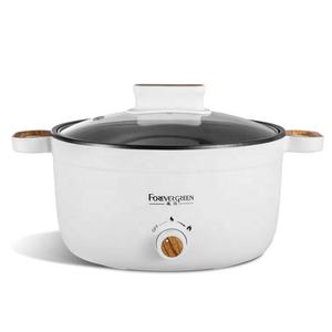 Sartenes eléctricas <span class=keywords><strong>de</strong></span> alta calidad <span class=keywords><strong>de</strong></span> 3,9 litros, olla eléctrica multifuncional antiadherente, olla caliente, sartén con vaporera - Product Image 4