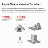 Estación Total Robótica Alpha Tx 1'' con Android, Clasificación IP67, Aumento de 32X, Instrumento de Topografía, Alcance de 5000m con Prisma Único