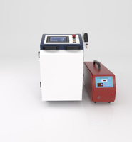 Soudeuse laser à fibre portative 1,5 kW Machine de soudage laser à fibre métallique Machine de soudage laser à fibre Qilin à double tête oscillante