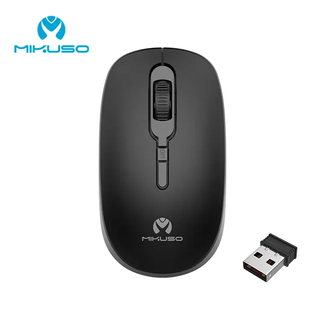Mikuso MOS-W085 Cheap USB 2.4Ghz 1600 DPI Adjustable Wireless Mouse Computer Mouse