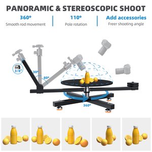 Plataforma Giratoria Profesional para Fotografía RAUBAY 360 Grados (Versión Estándar), Cabina Giratoria para Fotos y Videos - Product Image 2