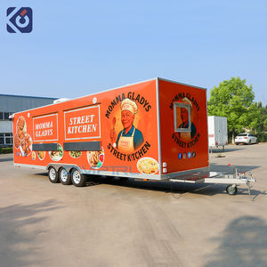 Rimorchio per Catering Completamente Attrezzato, Food Truck per Hot Dog, Carretto Alimentare Personalizzato USA con Cucina Completa - Product Image 2