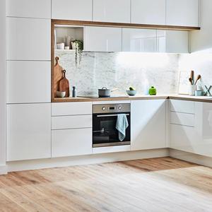 Gabinetes de Cocina de Madera Maciza de Alta Gama Personalizados, Simples y Elegantes con Chapas de Madera de Nogal, Cerezo y Roble para Uso en Toda la Casa - Product Image 4