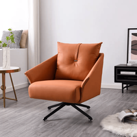 Ensemble de canapés modulaires modernes BIAOGUAN G6178 avec accoudoirs pivotants, en cuir synthétique, structure en contreplaqué écologique, haute densité, pour bureau
