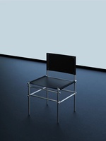 Italie Moderne Chic Nouveau Design Contemporain Marron Selle En Cuir Cadre En Acier Inoxydable avec Extracteur Arrière Salon Salle À Manger Chaises