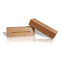 Base de veilleuse LED 3D de taille personnalisée avec fonction de commutation DIY Panneau mural et boîtes en bois de hêtre et caoutchouc pour la décoration intérieure