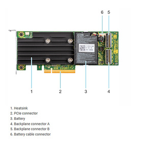 อะแดปเตอร์ Dell PERC H755 ขายส่ง ความจุแคช 8GB ตัวควบคุม RAID ด้านหน้า 12G (3KDWX) รองรับ RAID 0, 1, 5, 6, 10, 50, 60 สำหรับเซิร์ฟเวอร์ Dell มีสินค้าในสต็อก - Product Image 6