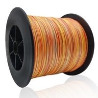 Ligne de pêche personnalisée OEM, 10LB-300LB, ligne de pêche tressée en PE, 8 brins, 300M 500M 1000M X8, lignes de pêche camouflage, eau salée