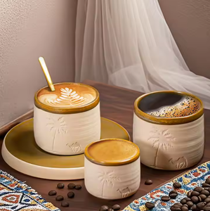 <span class=keywords><strong>Texte</strong></span> arabe personnalisé <span class=keywords><strong>et</strong></span> logo <span class=keywords><strong>Tasse</strong></span> à café en grès Arabie saoudite <span class=keywords><strong>Tasse</strong></span> à café en argile de chameau <span class=keywords><strong>Tasse</strong></span> à café en céramique de cocotier - Product Image 4