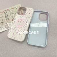 Coque de téléphone papillon mignonne avec motif floral, en TPU souple, protection de l'appareil photo pour Samsung S26 Ultra, Redmi, Honor, Infinix