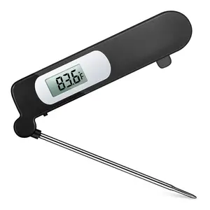 Sonda pieghevole BBQ termometro per carne a lettura istantanea termometro da cucina termometri digitali per uso domestico con display LCD