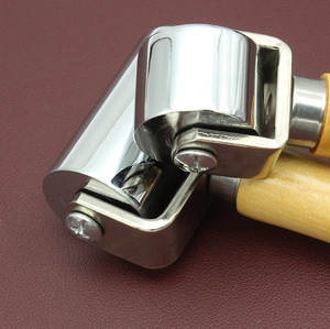 Iron Hand Push Roller Edger Trimming Compactor artigianato fai da te piccoli rulli accessori per ruote - Product Image 6