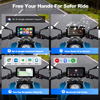 CarPlay sans fil pour moto, écran pour moto, accessoires pour motos, Android Auto, WiFi, GPS, navigation, deux caméras, DVR pour moto, BSD, TPMS