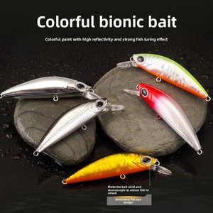 เหยื่อปลอมวิคคิด บาร์ราคูด้า มินโนว์ สแตนเลสสตีล  แบบแข็ง  ตีไกล  จมช้า  ตะขอไม่หักงอ  สำหรับตก<span class=keywords><strong>ปลา</strong></span>ทะเล - Product Image 3