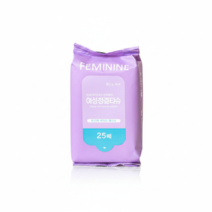 Bluena 25 feuilles de tissus nettoyants féminins pour femmes Lingettes de qualité supérieure pour le confort et l'hygiène - Product Image 2
