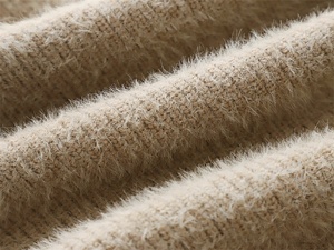 ハイエンドカジュアルソフトポリエステルセーターファッショナブルな薄いデザインショルダーアクセントソリッドカラー軽量ニット秋シーズン - Product Image 6